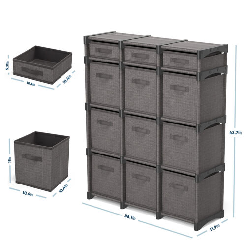 Cube Storage Organizer Bedroom Living Room Office Closet Storage Shelves Bins